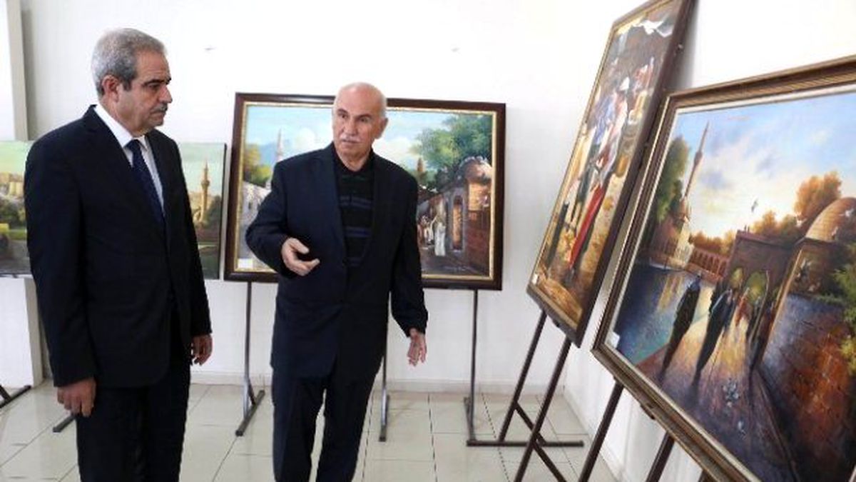 Fevzi Demirkol, Kürkçüoğlu\'nun Sergisini Ziyaret Etti