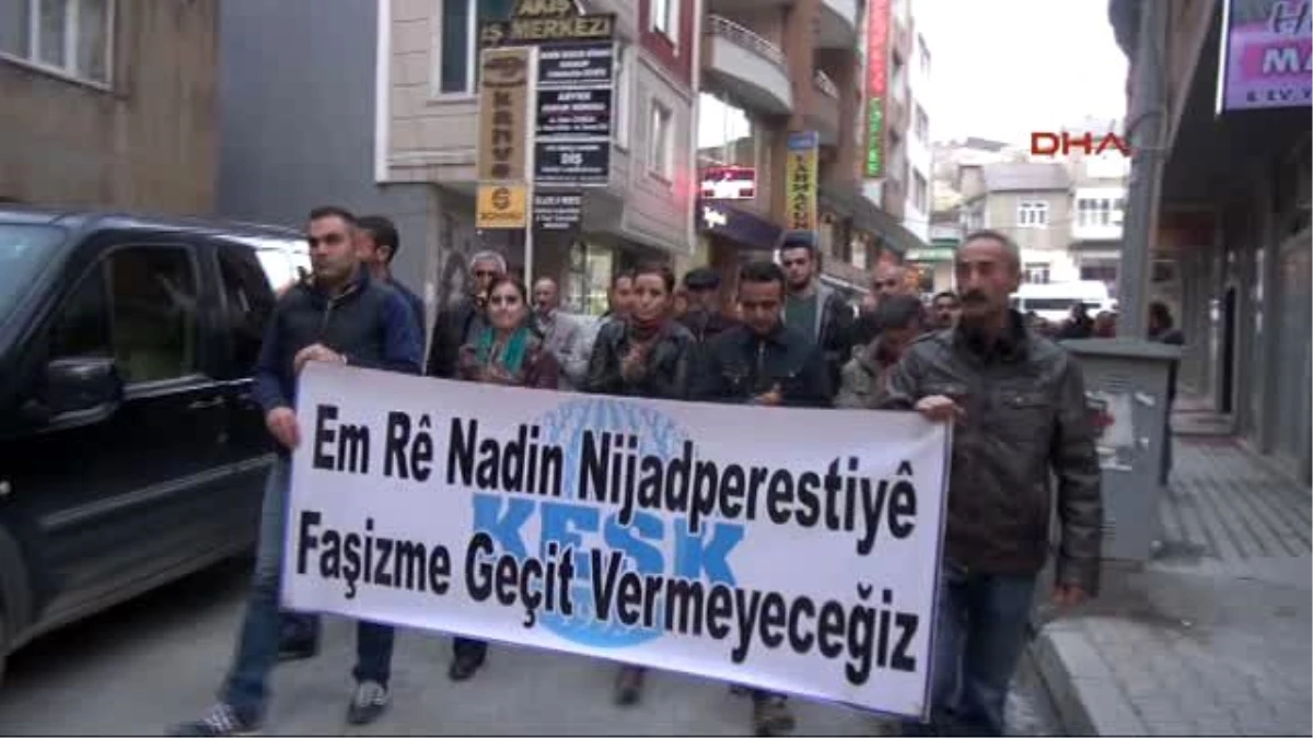 Hakkari Tahir Elçi\'nin Öldürülmesi Protesto Edildi