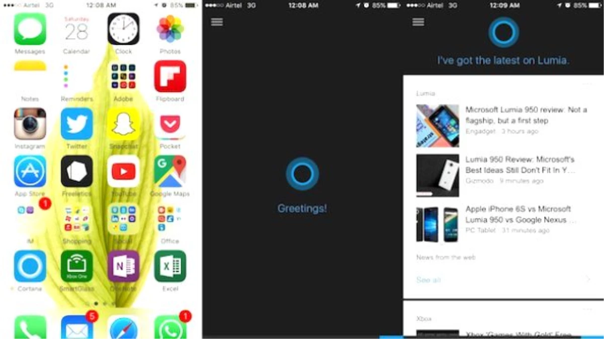 İphone İçin Microsoft Cortana Beta Yayımlanıyor