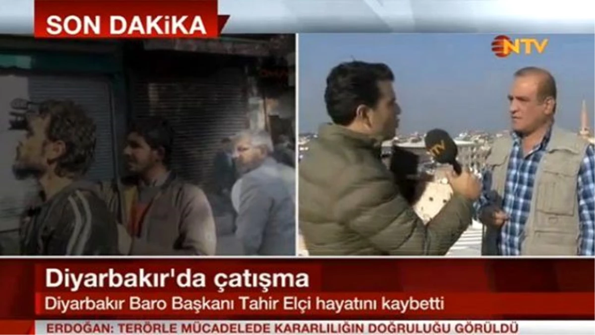Olay Yerindeki Muhabir Diyarbakır\'daki Saldırı Anını Anlattı