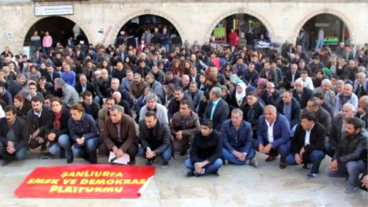 Şanlıurfa\'da Tahir Elçi\'nin Öldürülmesi Protesto Edildi