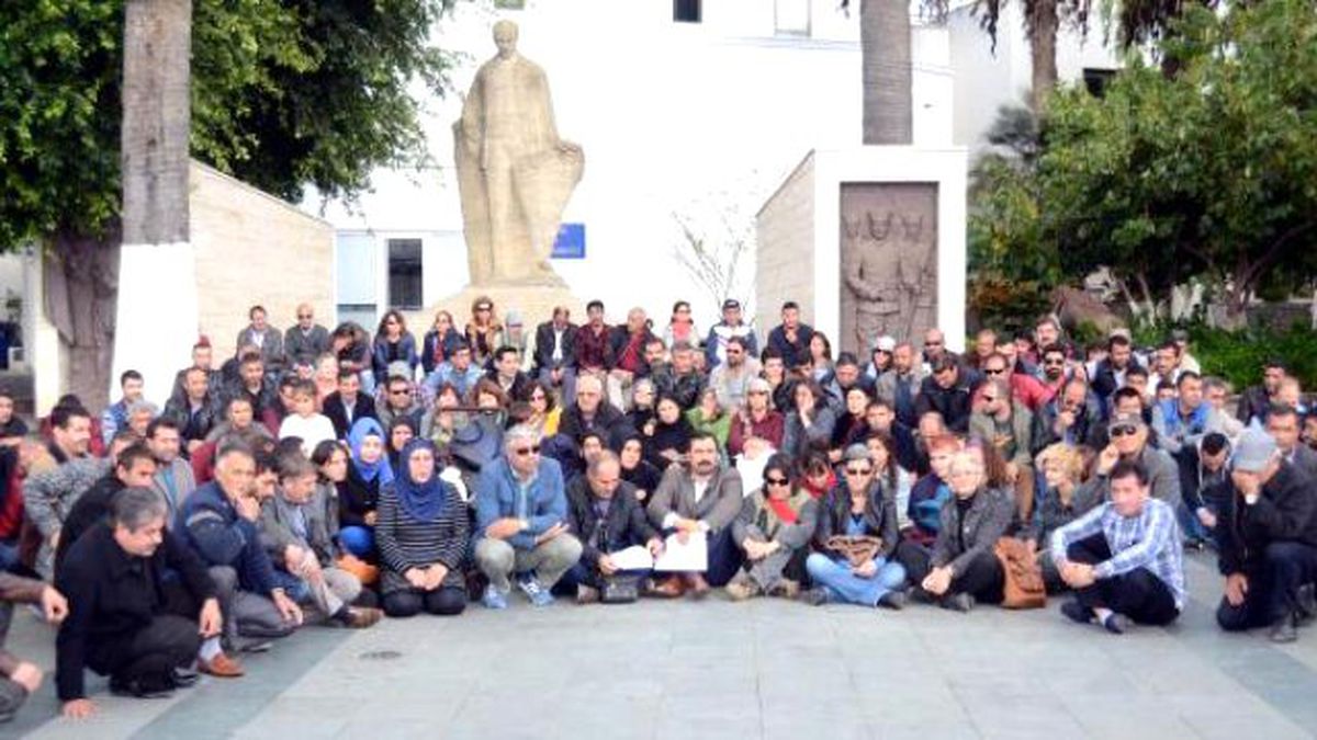 Bodrum\'da Tahir Elçi Protestosu