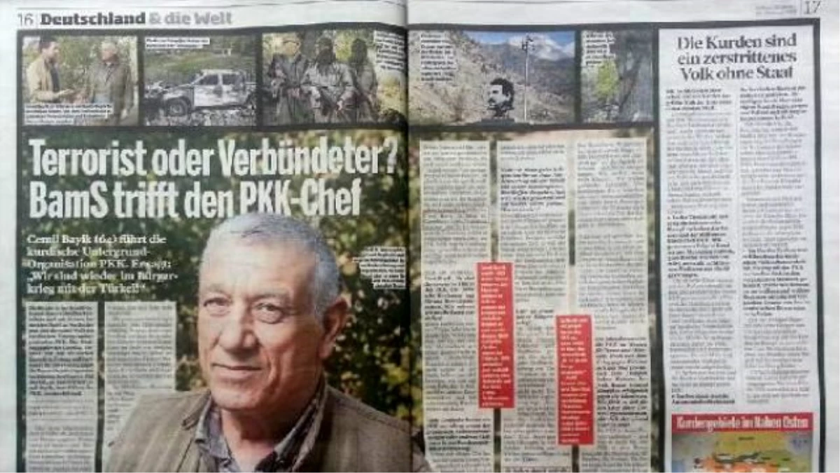 PKK\'lı Bayık, Alman Gazetesine 2 Sayfa Röportaj Verdi