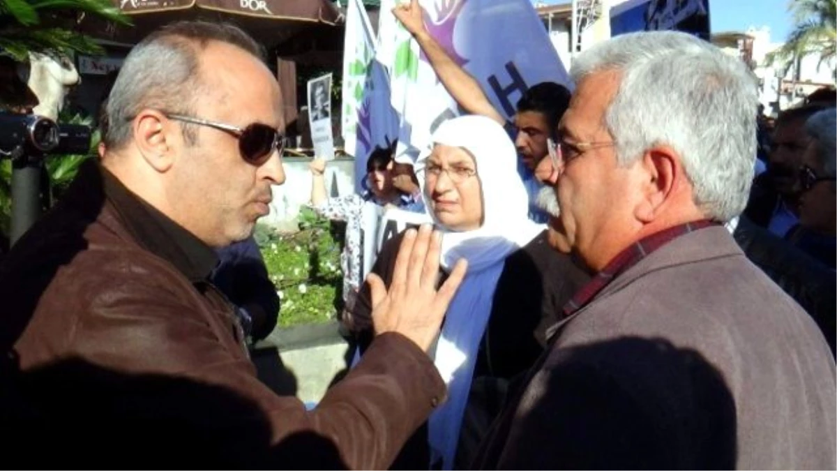 Hdp Antalya\'dan \'Tahir Elçi\' Protestosu