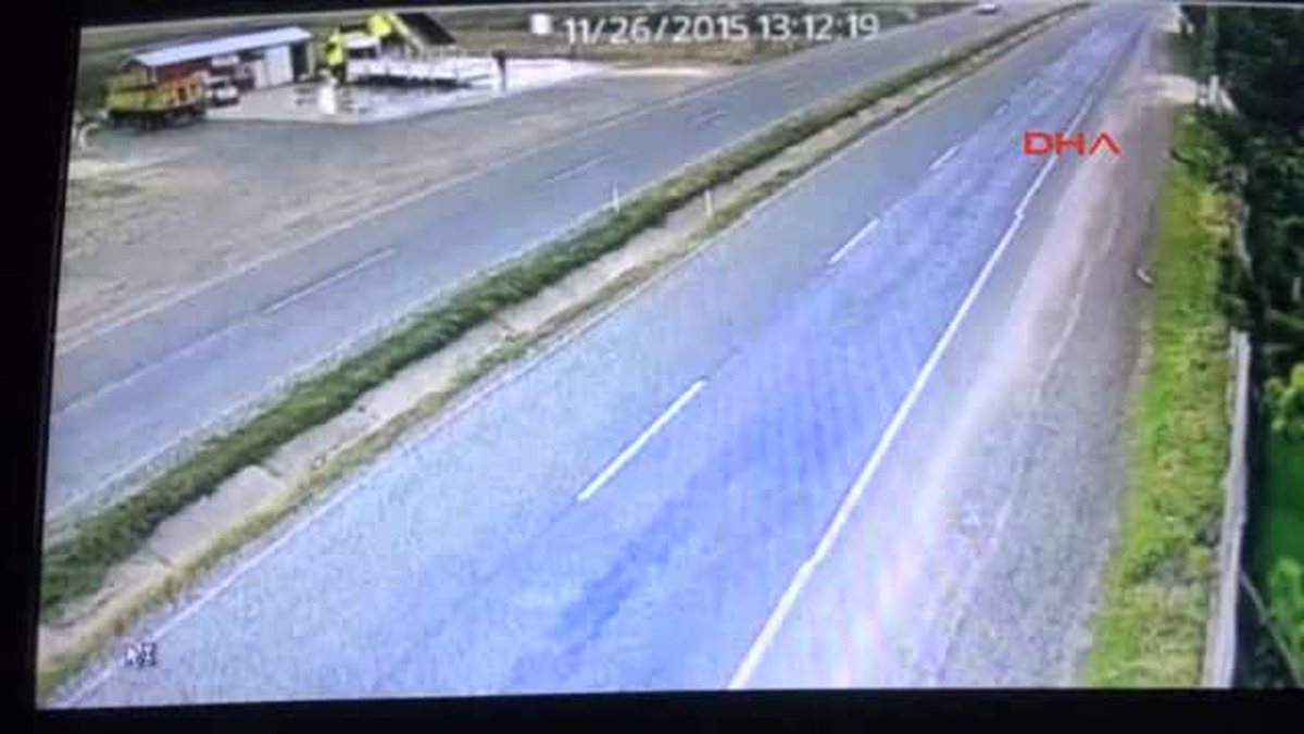Kastamounu - 1 Kişinin Yaralandığı Kaza Güvenlik Kamerasında