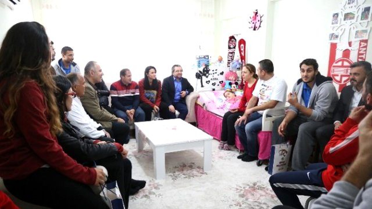 Kepezspor\'dan Tay-sachs Hastası Azra\'ya Moral Ziyareti