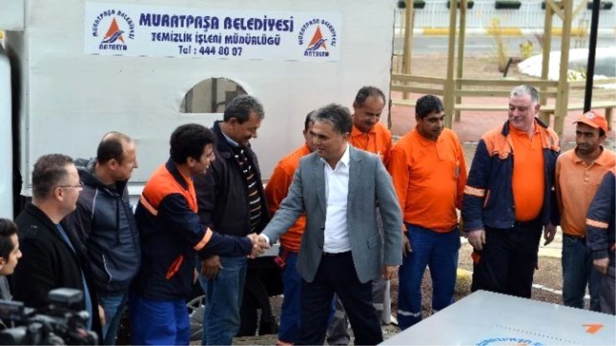 Muratpaşa Belediyesi Bininci Konteyneri Yeraltına Aldı