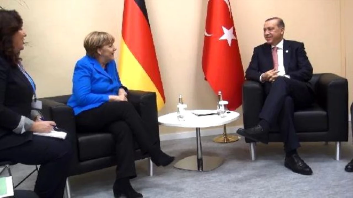Erdoğan Merkel ile Görüştü