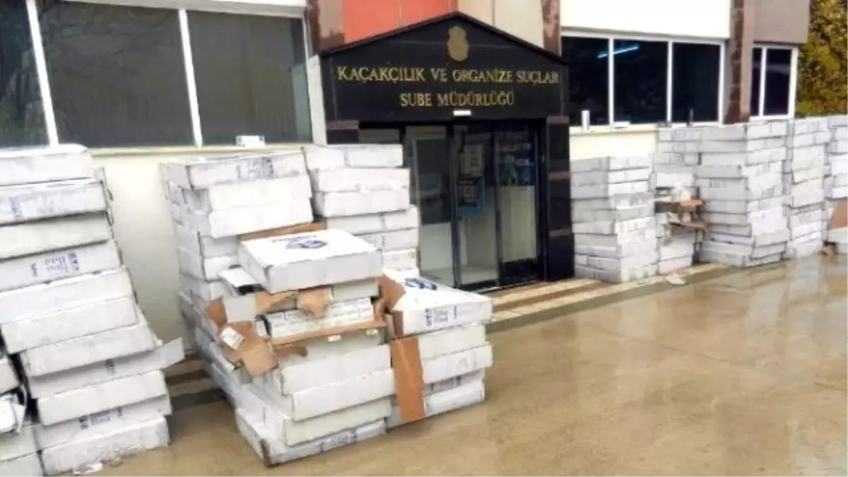 Malatya\'da 194 Bin Paket Kaçak Sigara Ele Geçirildi