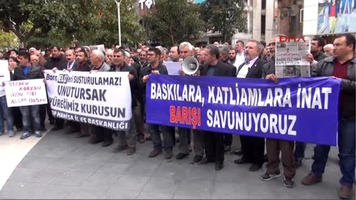 Manisa\'da Tahir Elçi\'nin Öldürülmesi ve Gazetecilerin Tutuklanmasına Protesto