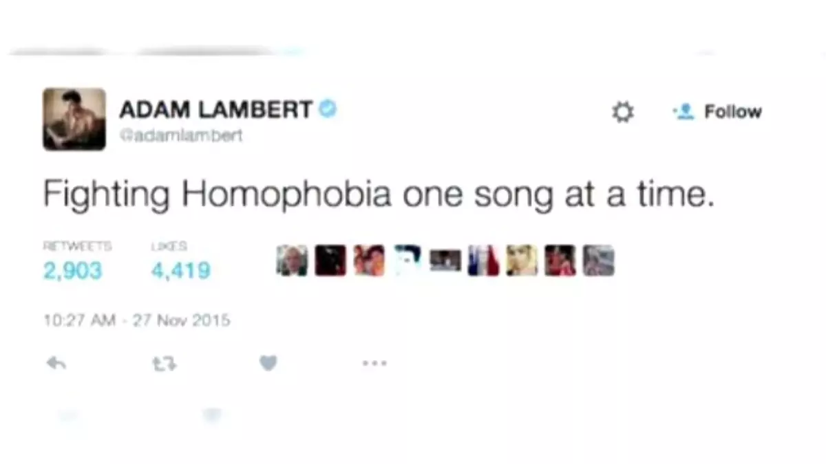 Adam Lambert Responds To Petition To Ban Him From New Year\'s Performance