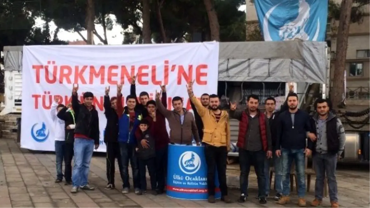 Alaşehir Ülkü Ocaklarından Suriye\'deki Türkmenlere 3 Tır Yardım