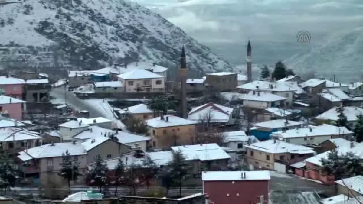 Erzincan\'da Kar Yağışı