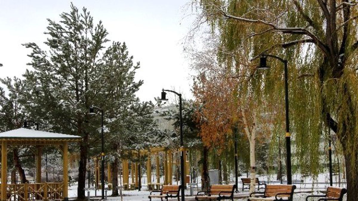Erzurum\'da Kar Yağışı