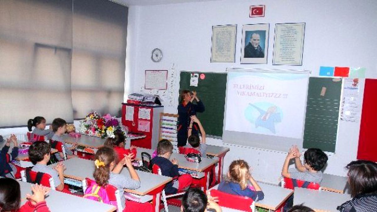 Miniklere El Yıkama Eğitimi Verildi