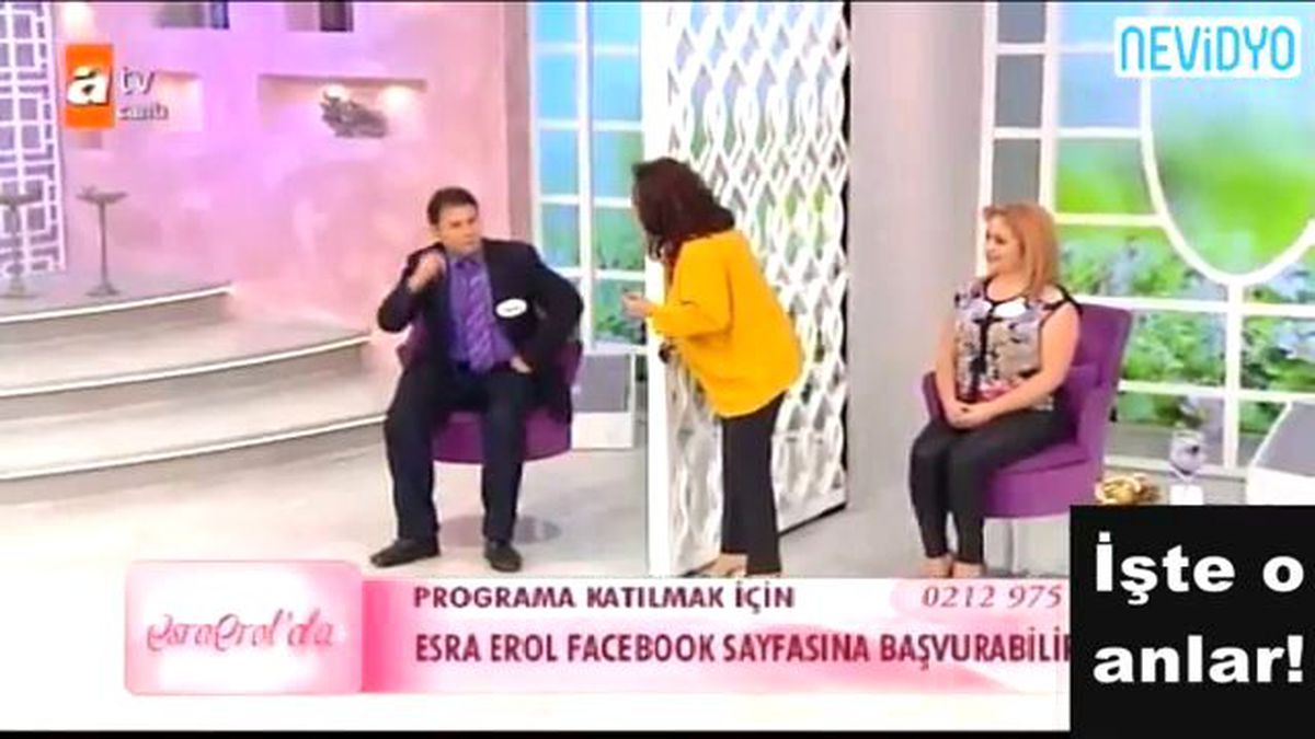 Esra Erol\'da Damat Adayı Orkestraya Fırçayı Bastı