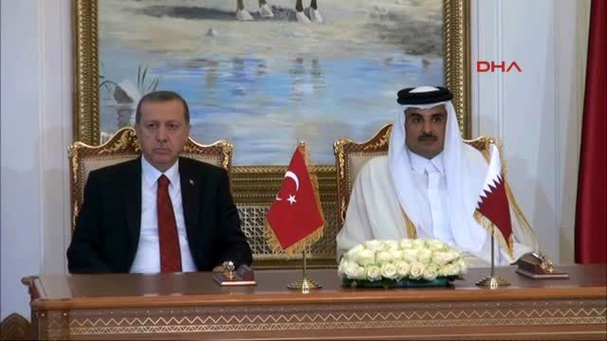 Türkiye ile Katar Arasındaki Anlaşmaların İmza Töreni...
