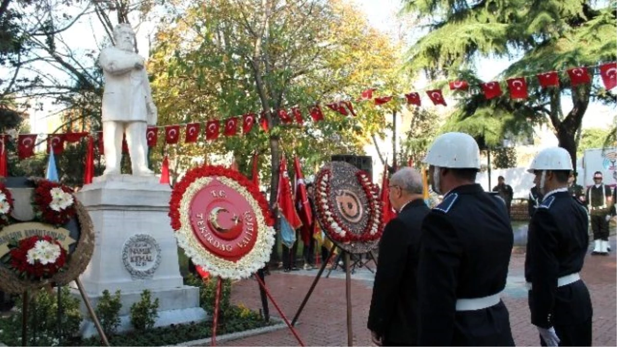 Vatan Şairi Namık Kemal, Tekirdağ\'da Anıldı