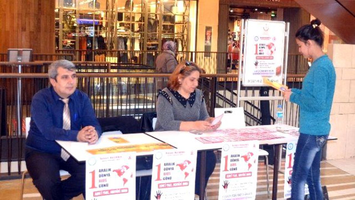 Avm Ziyaretçileri "Aıds"İ Tanıdı