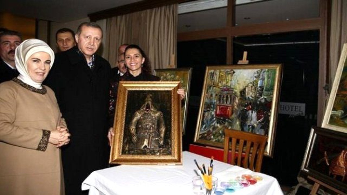 Bandırmalı Sanatçı Gülsüm Sönmez\'in Eseri Cumhurbaşkanlığı Koleksiyonunda
