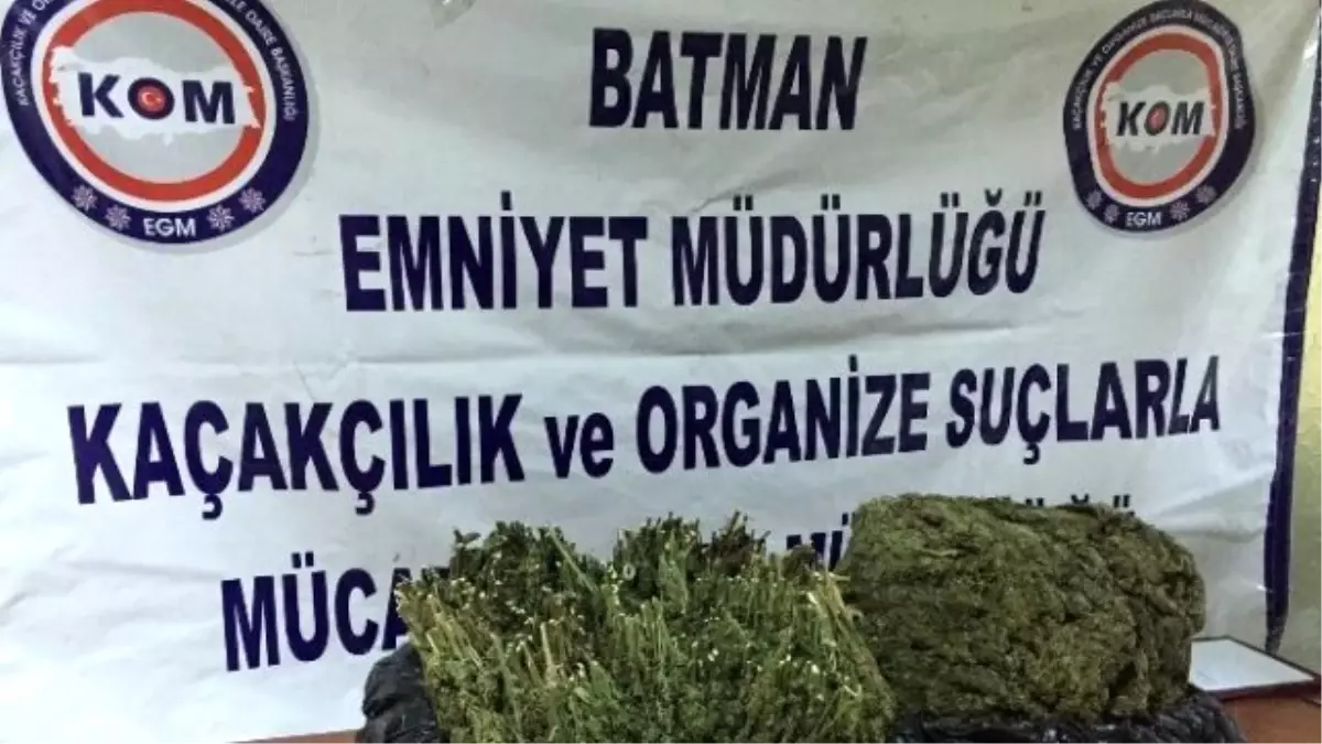 Batman\'da Uyuşturucu Operasyonu