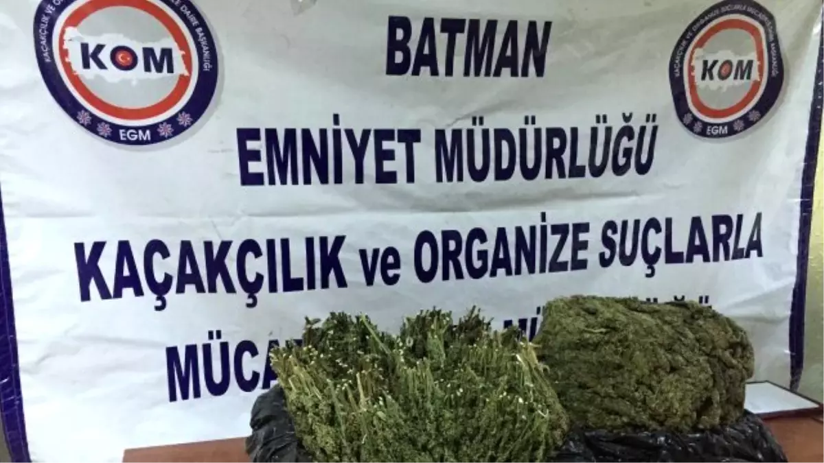 Batmanda 20 Kilo Uyuşturucu Ele Geçirildi