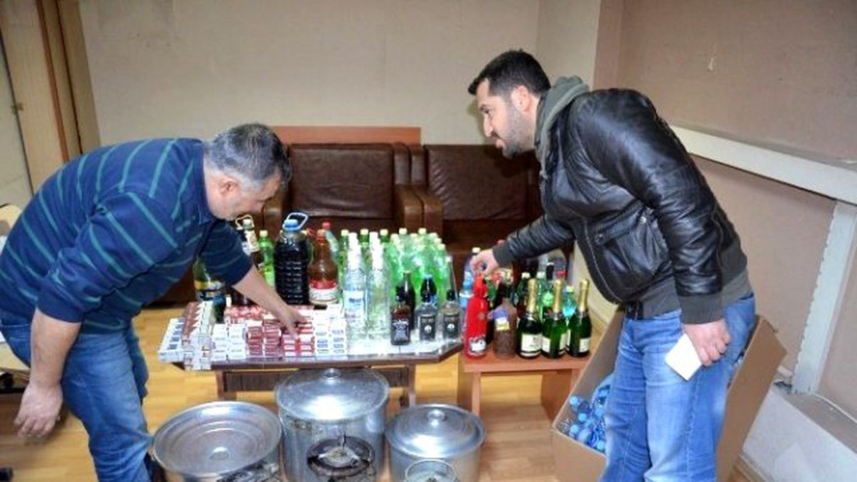 Fatsa\'da Sahte İçki ve Kaçak Sigara Operasyonu