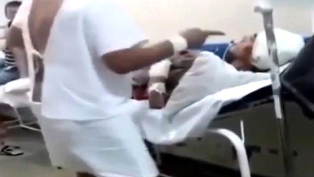 Hastaların Sedye Kavgası Kameralara Yansıdı