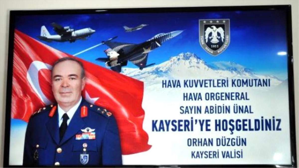 Hava Kuvvetleri Komutanı Orgeneral Ünal Kayseri\'de (2)