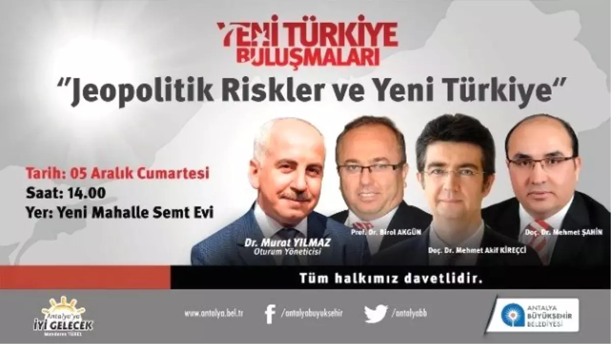 Yeni Türkiye Buluşmaları\'da Jeopolitik Riskler ve Türkiye Konuşulacak