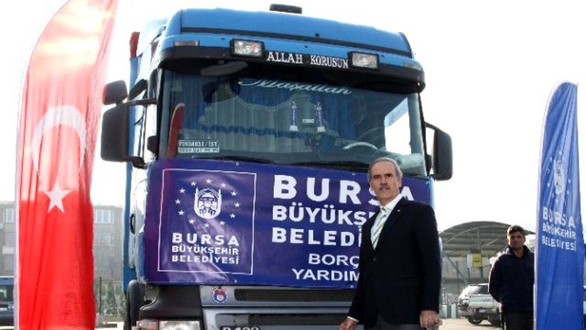 Bursa\'dan Borçka\'ya Destek