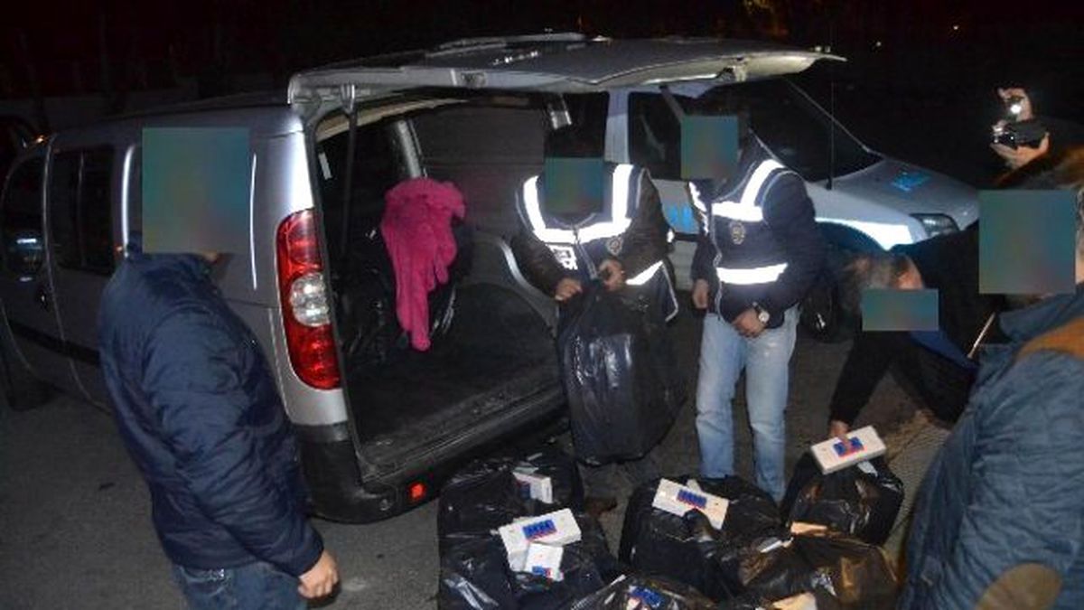 Edirne\'de Kaçak Sigara Operasyonu