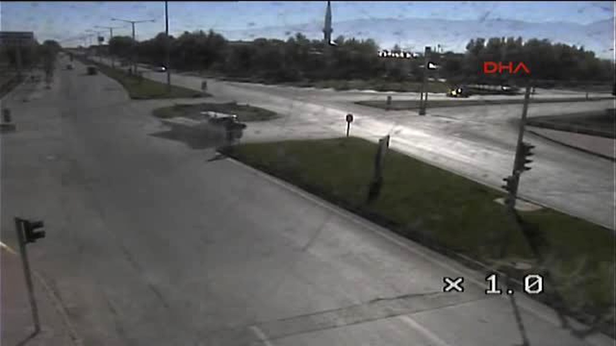 Erzincan Trafik Kazalarını Mobese Kameraları Kaydetti