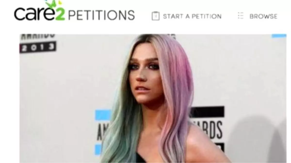 Kesha\'s Fans Petition For Label To Free Her From Her Contract