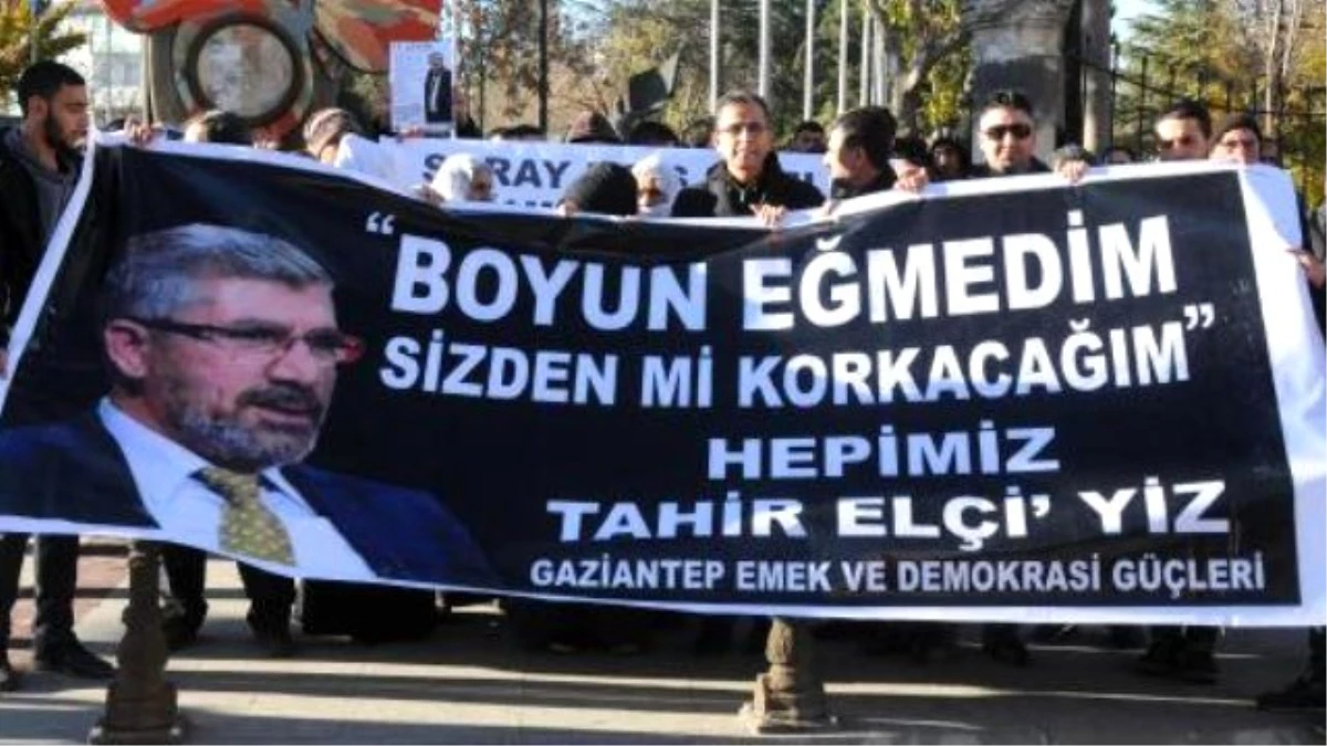 Gaziantep\'te Tahir Elçi\'nin Öldürülmesi Protesto Edildi