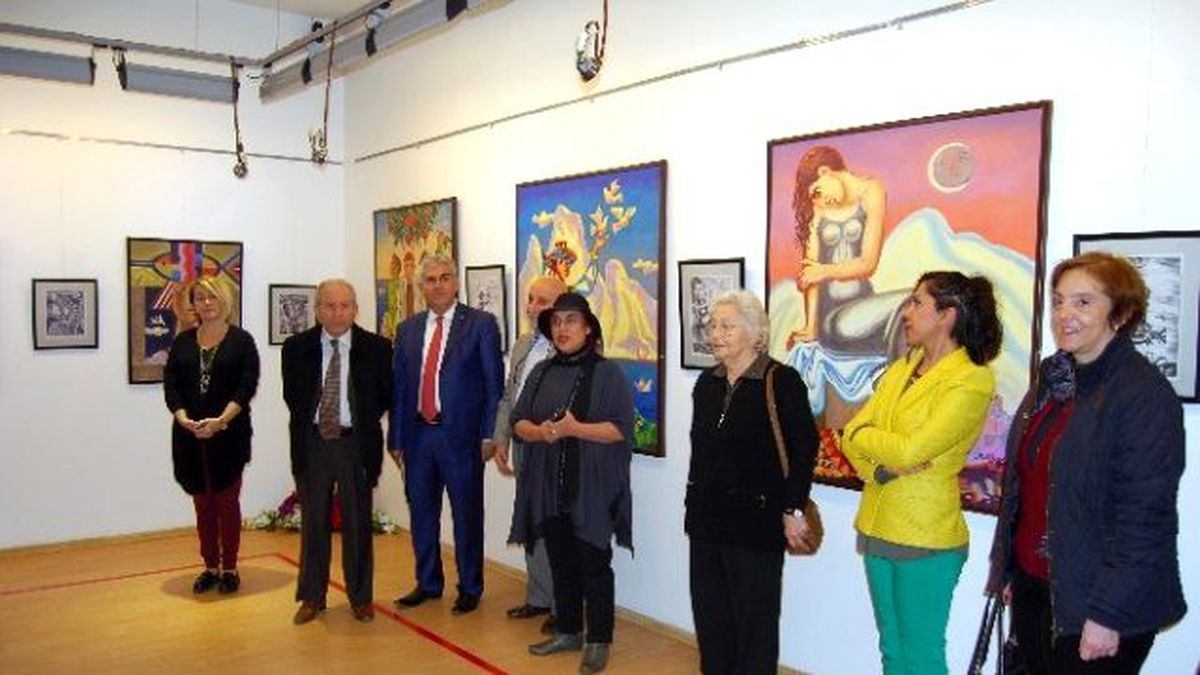 Sanko Sanat Galerisi\'nde Sergi
