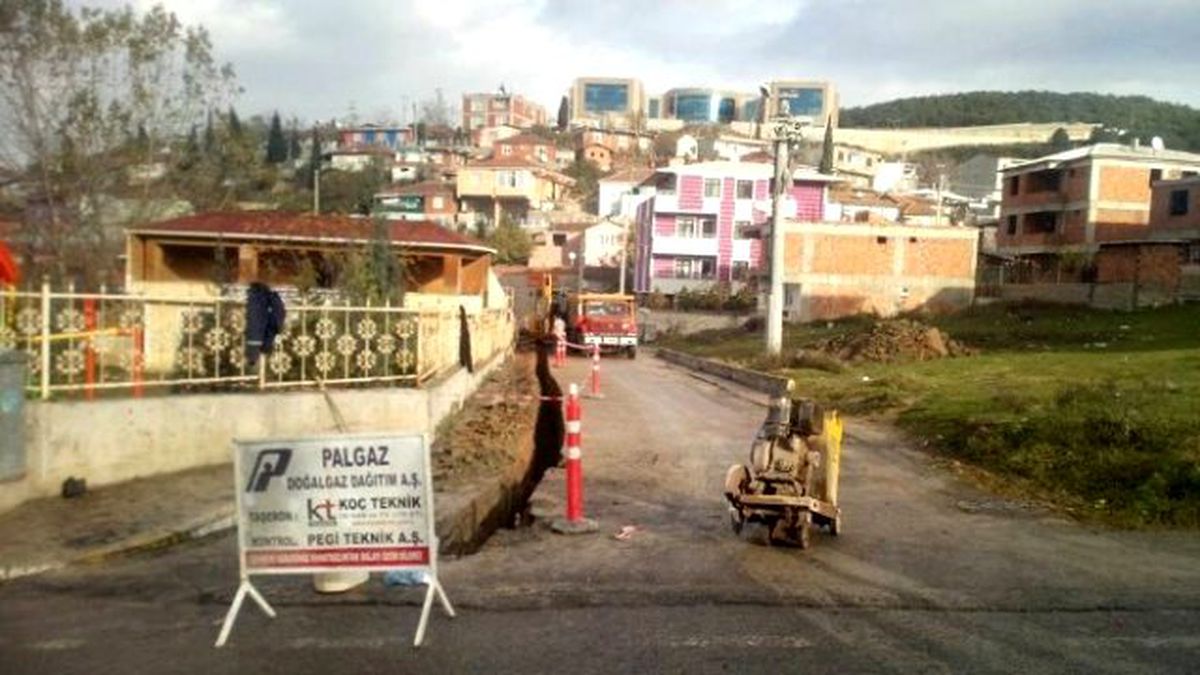 Dilovası\'nda Doğalgaz Çalışmaları Devam Ediyor