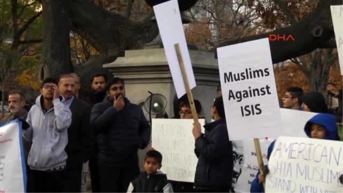 Müslümanlardan Beyaz Saray Önünde IŞİD Protestosu