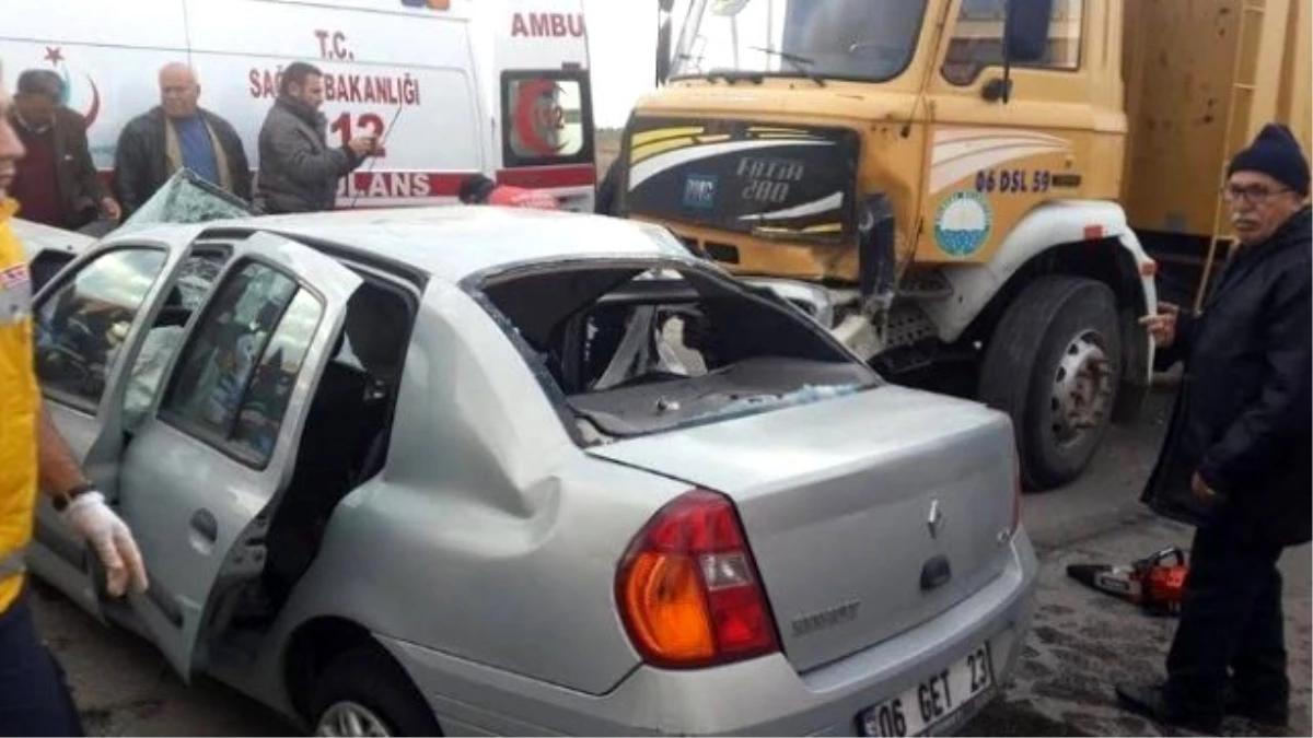 Başkent\'te Trafik Kazası: 1 Ölü