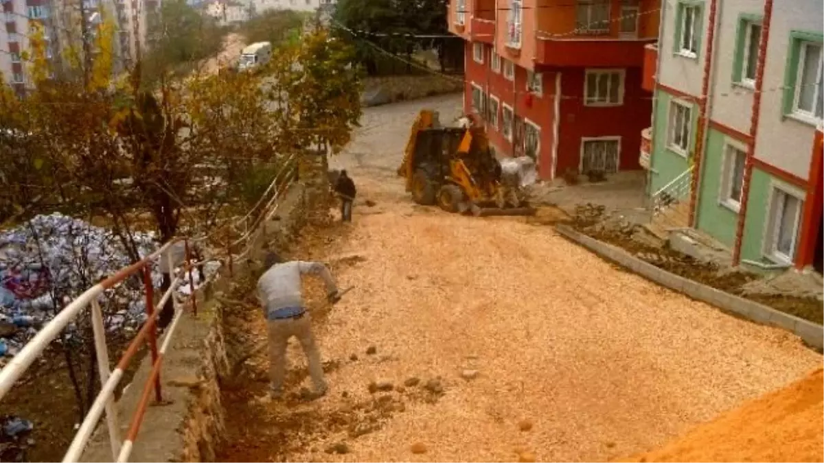 Belediyeden Parke Taşı Döşemesi