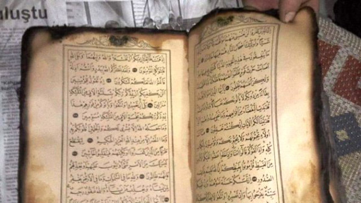 Yangında Bir Tek Kuran-ı Kerim Yanmadı