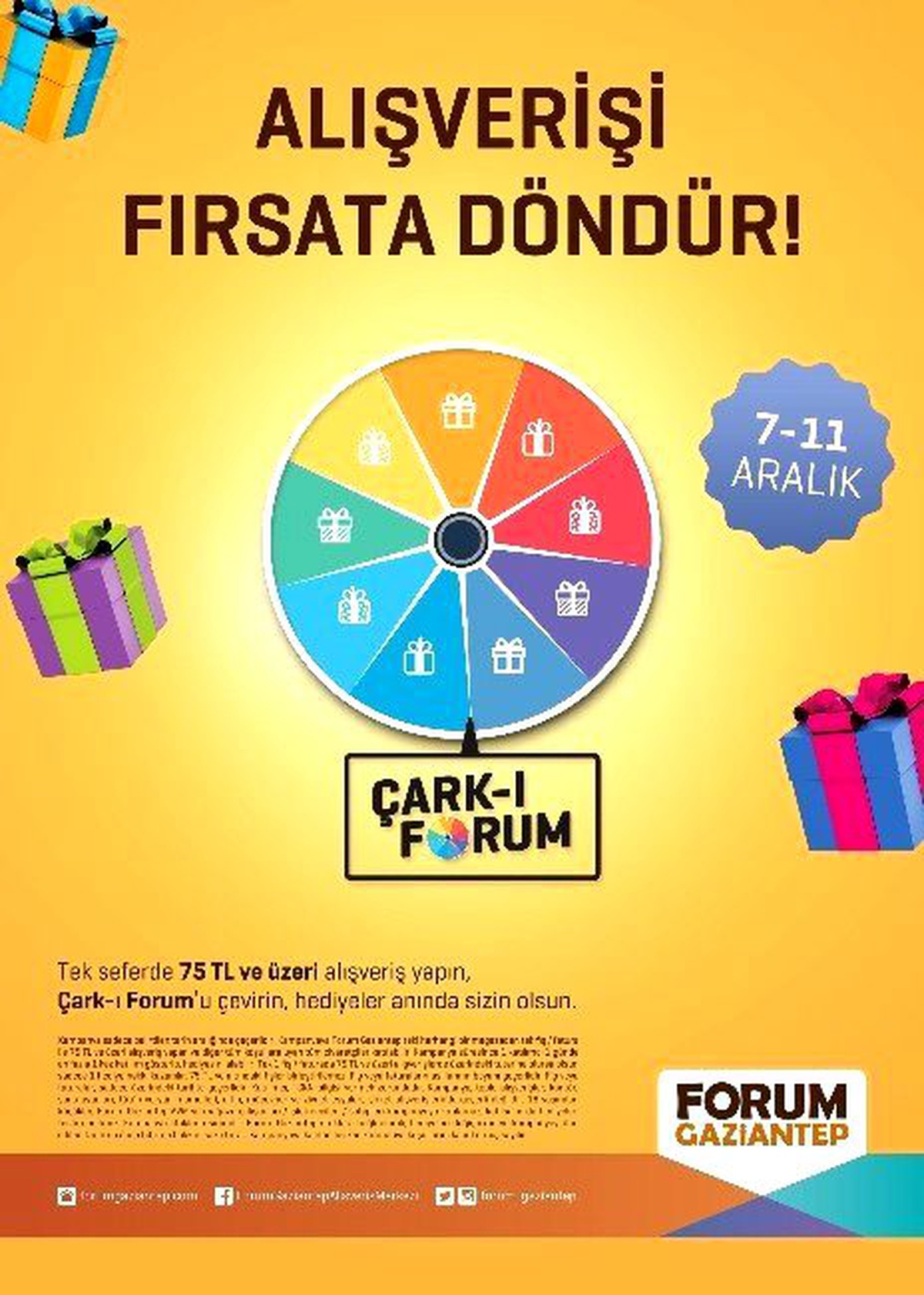 Çarkı Forumu Çeviren Ziyaretçiler Sürpriz Hediyeler Kazanacak