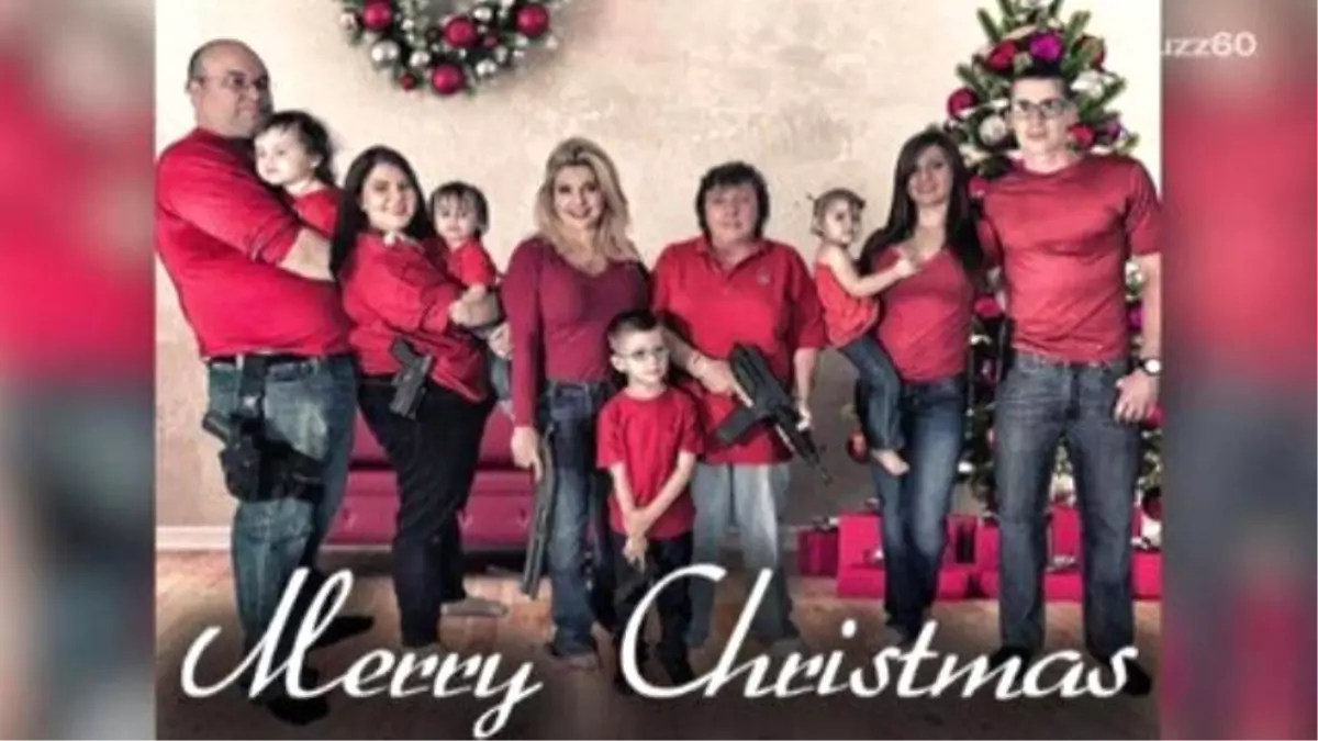 Nevada Assemblywoman\'s Family Poses With Guns For Christmas Greeting