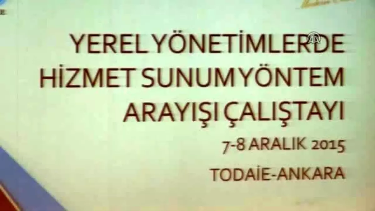 Soylu - Yerel Yönetimlerde Hizmet Sunum Yöntem Arayışları Çalıştayı