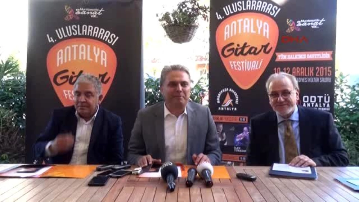 Antalya Gitar Festivali\' Başlıyor