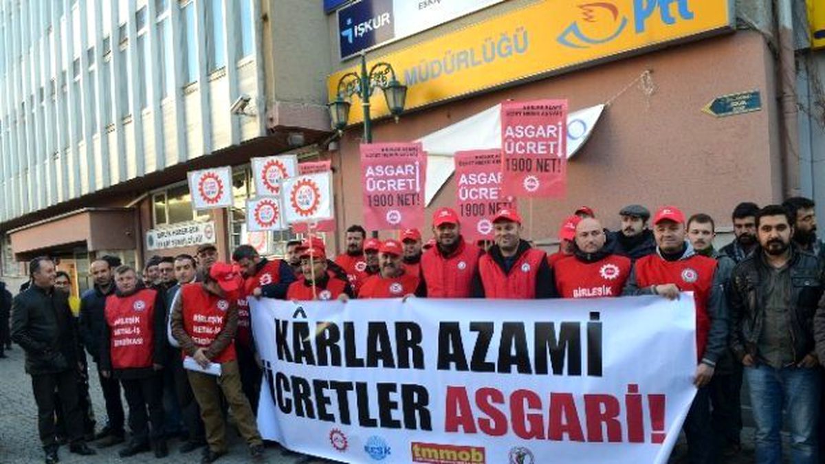 Asgari Ücret Net Bin 900 TL Olsun" Talebi