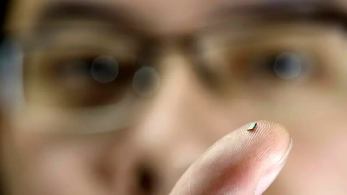 Dünyanın En Küçük Sıcaklık Sensörü Gücünü Kablosuz Ağdan Alıyor!