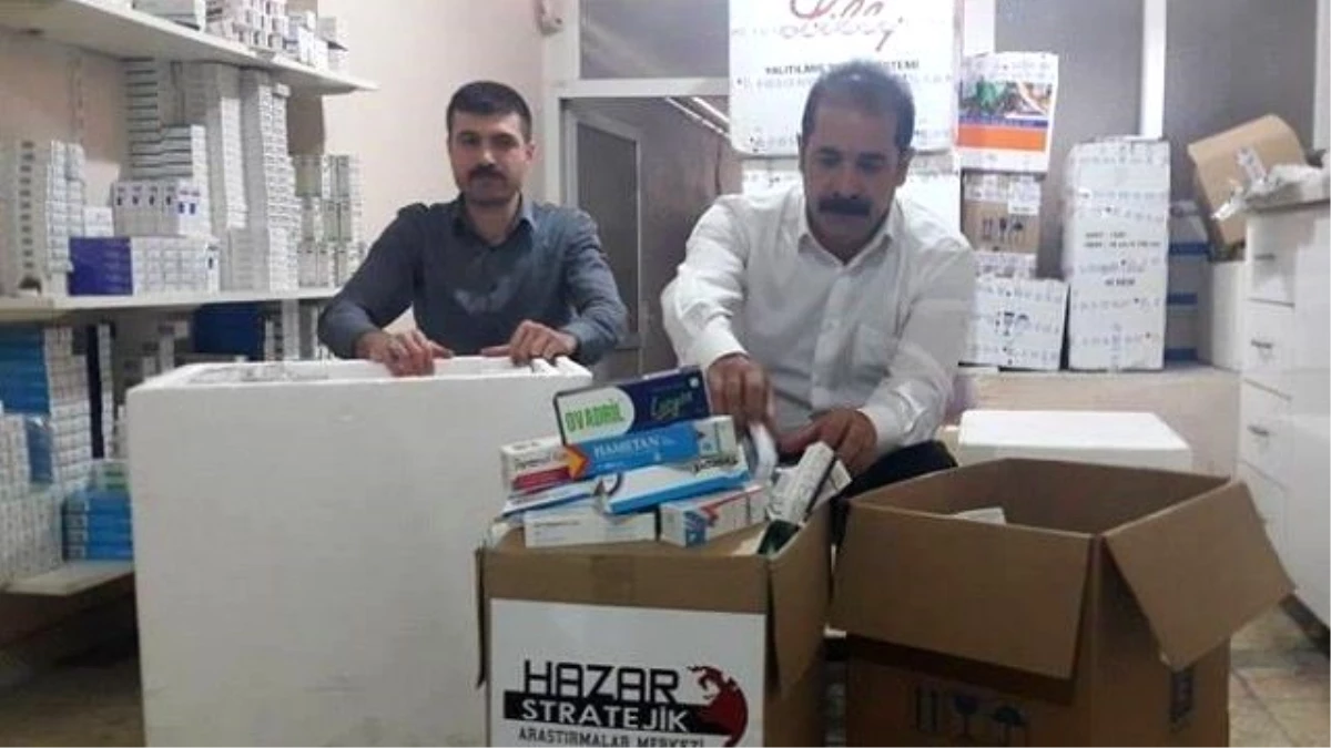 Elazığ\'dan Türkmenlere 500 Bin Liralık İlaç Yardımı