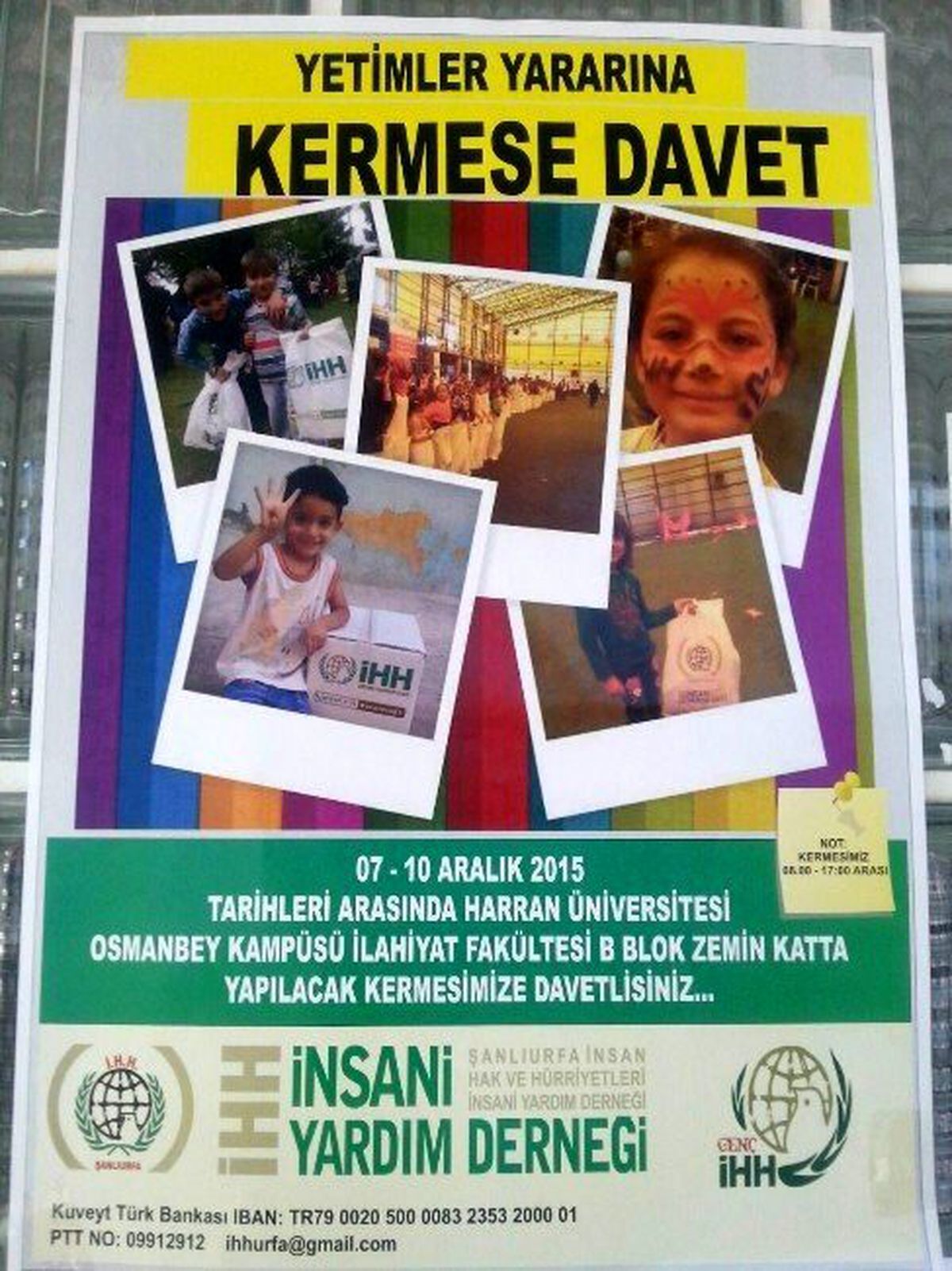 İhh Harran Üniversitesinde Kermes Açtı