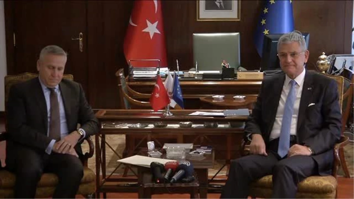 AB Bakanı Bozkır, Büyükelçi Kiss\'i Kabulunde Soruları Yanıtladı